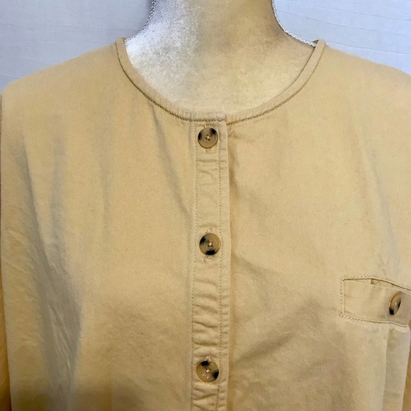 Denim & Co. Button Down Blouse Women 1X - Picture 2 of 13